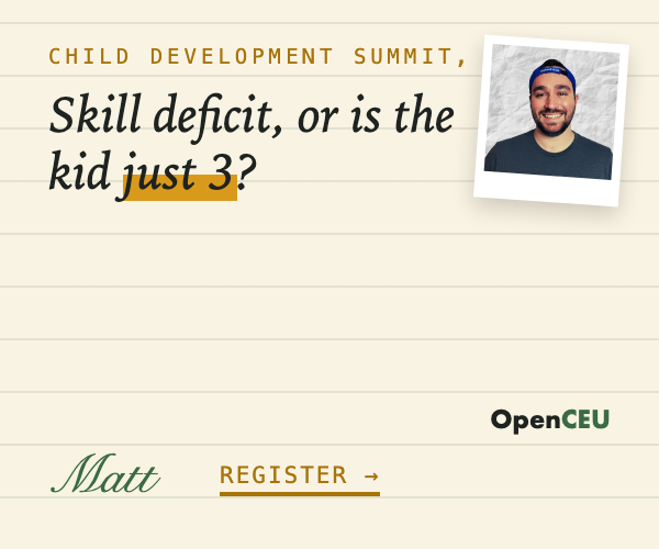 Child Development Summit advertisement