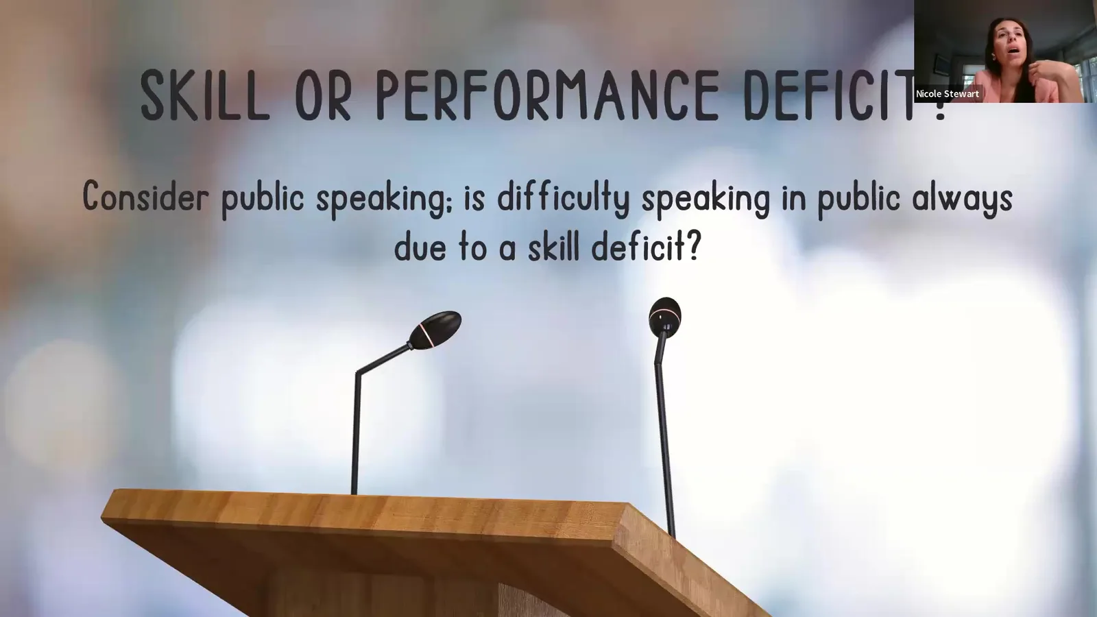 The ADHD Exchange: Social Skills: Performance or Skill Deficit? poster