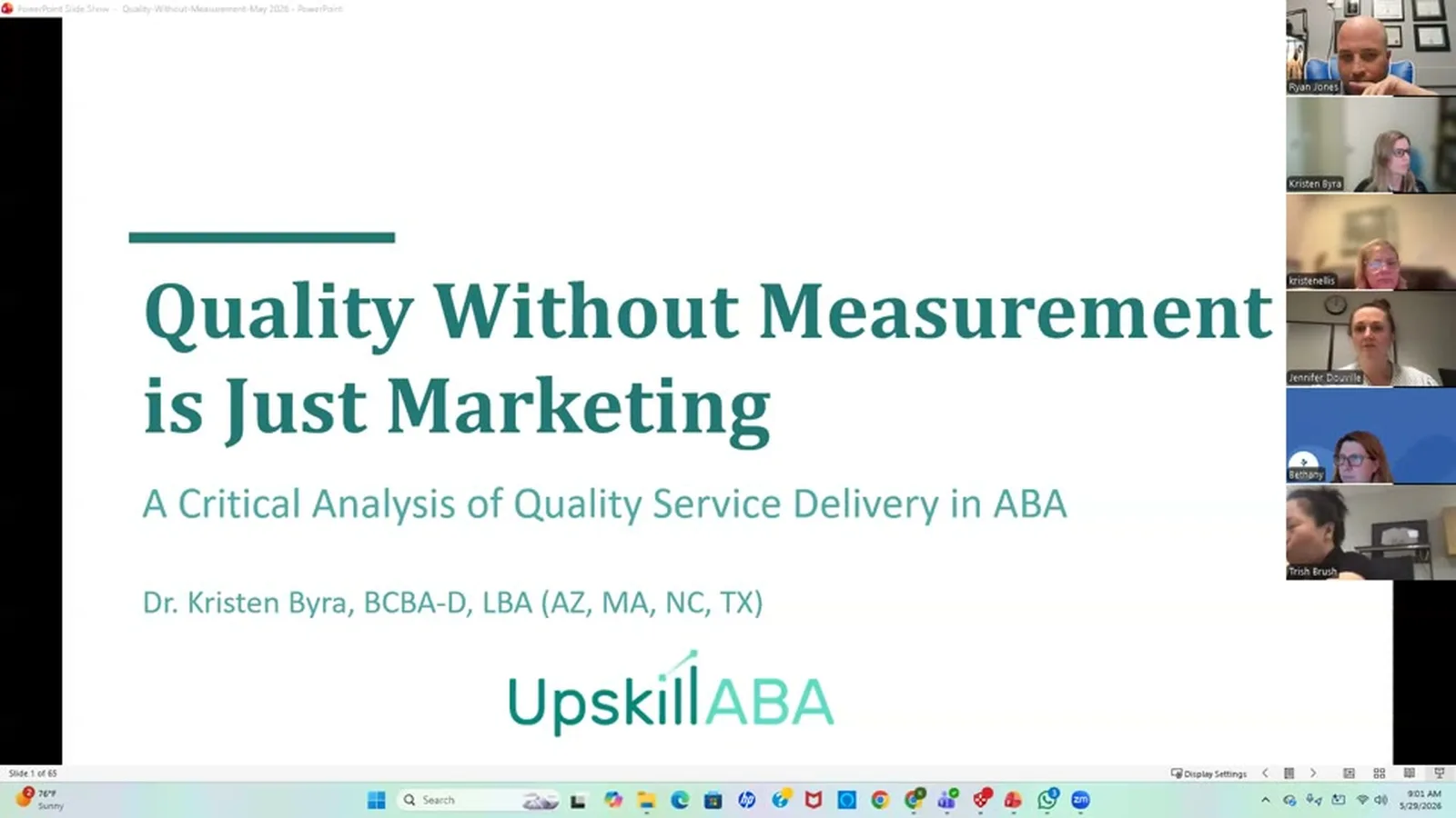 Quality Without Measurement is Just Marketing: A Critical Analysis of Quality Service Delivery