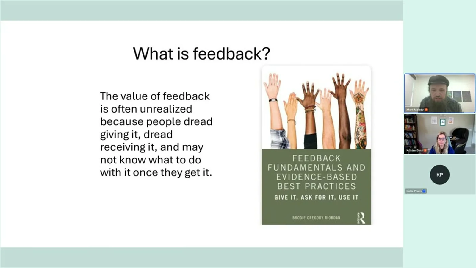 Feedback, Why So Serious? Removing Barriers to Feedback Delivery, Tolerance, Incorporation, and Learner Progress Through a Card-Based System (Part 1)